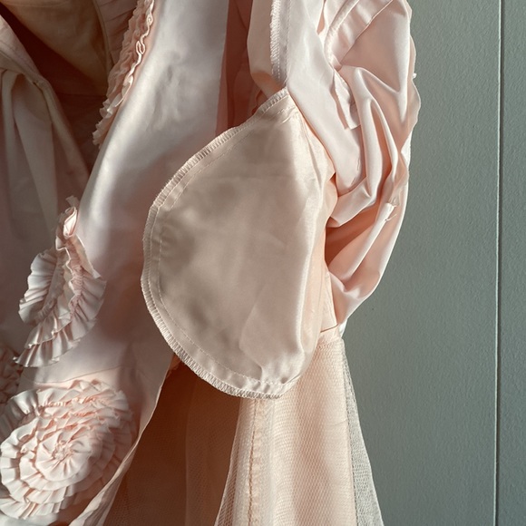 BCBG Max Azria Rosette Cocktail Dress in Blush size 12 - Picture 12 of 13